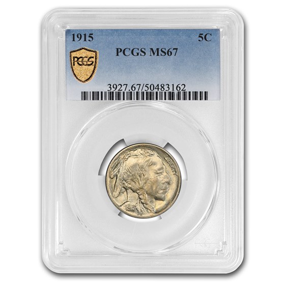 1915 Buffalo Nickel MS-67 PCGS 1915 Buffalo Nickel MS-67 PCGS
